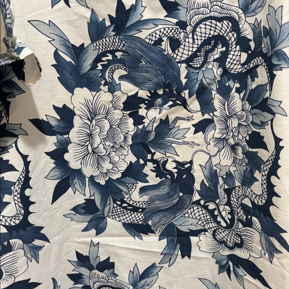 Ralph Lauren Vintage Ruffled Porcelain Standard sham - Picture 2 of 6